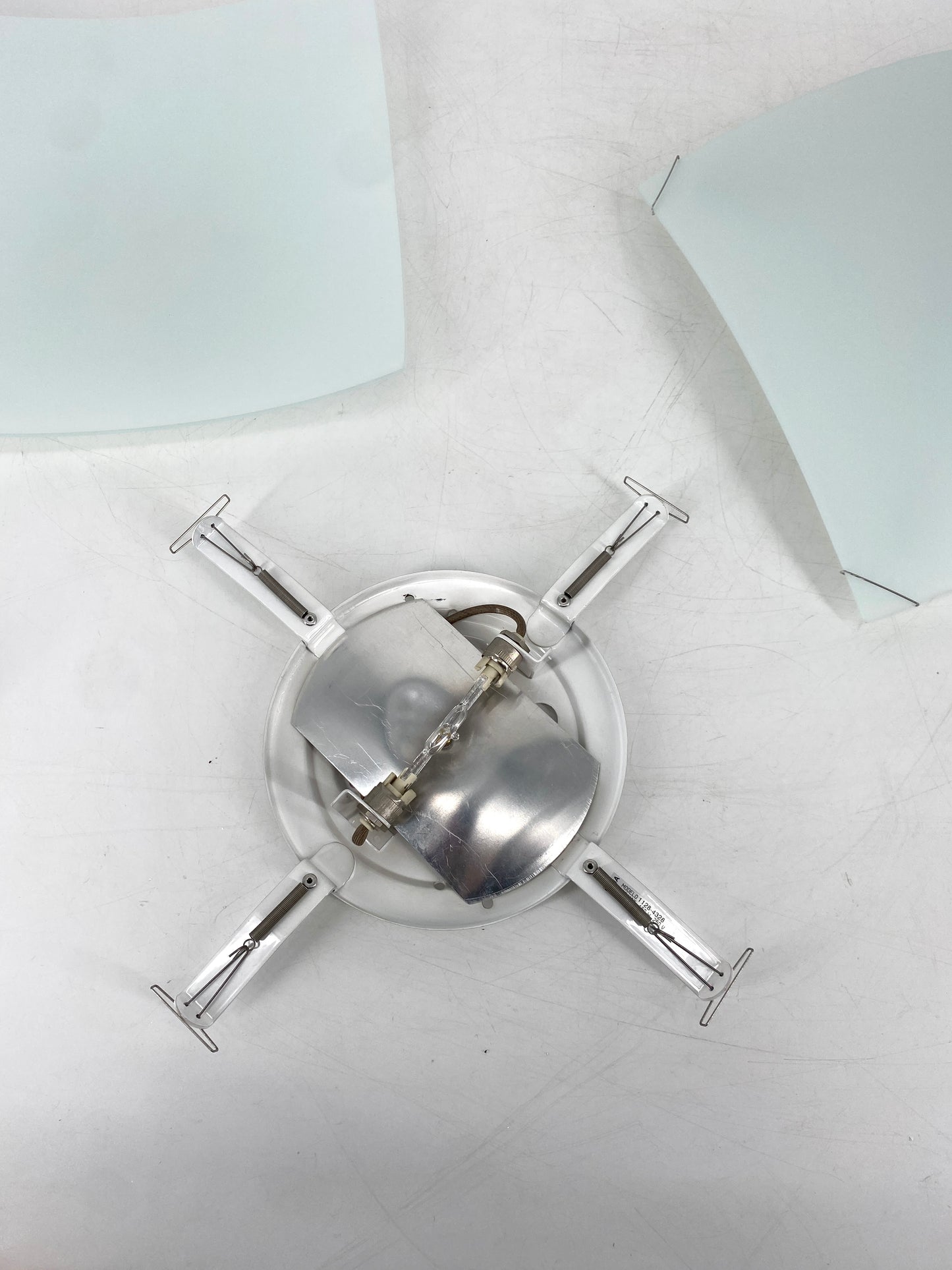 Deckenlampe aus Glas "Quadra Ice" von Proli Diffusion Studio für Vibia