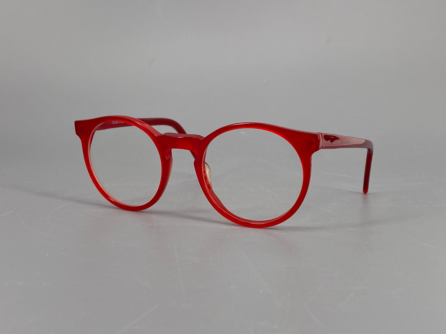 Rote Brille "Andy" von Selima Optique, Handmade aus Frankreich, 90er