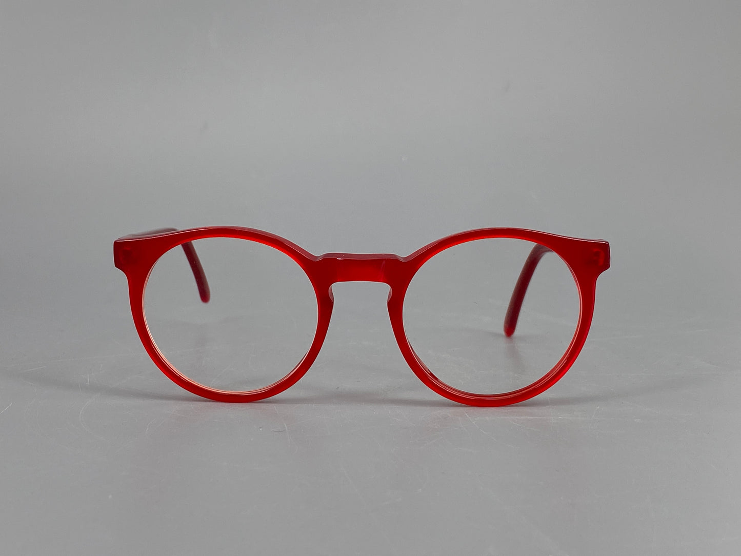 Rote Brille "Andy" von Selima Optique, Handmade aus Frankreich, 90er