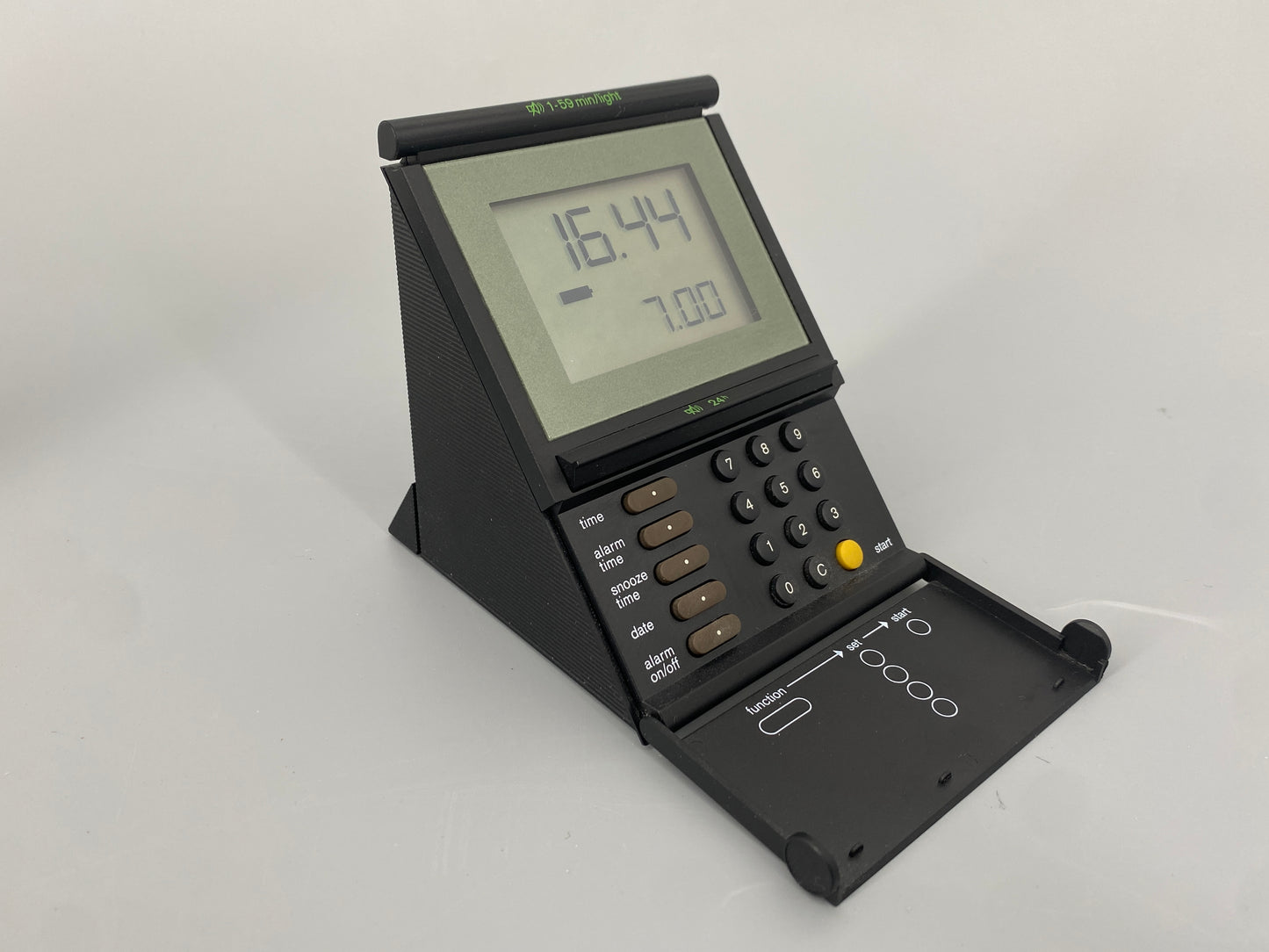 Funkwecker DB 10fsl von Dietrich Lubs für BRAUN in der original Verpackung, Deutschland 1991