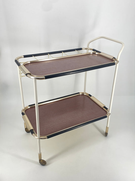 Servierwagen mit Tablett von MB, Italien 60er 70er