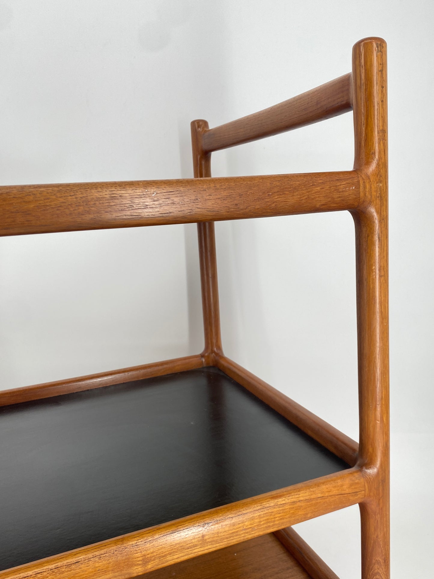 Teak Servierwagen von Johannes Andersen für Silkeborg Møbelfabrik, Dänemark 60er