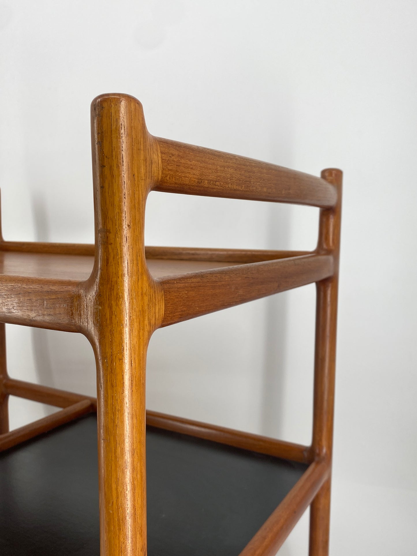 Teak Servierwagen von Johannes Andersen für Silkeborg Møbelfabrik, Dänemark 60er