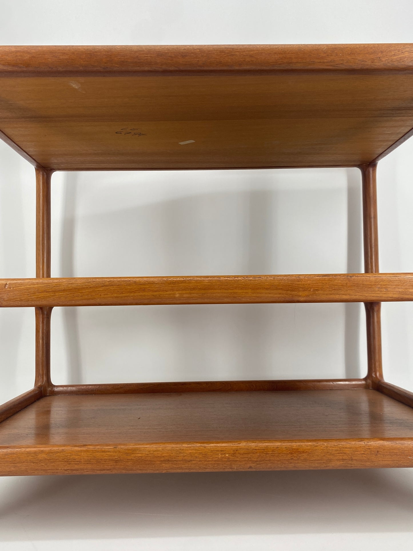 Teak Servierwagen von Johannes Andersen für Silkeborg Møbelfabrik, Dänemark 60er
