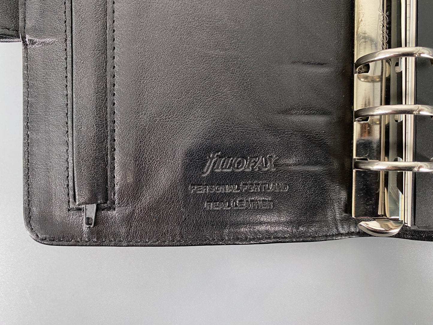 Planer aus Leder und Locher von Filofax, Großbritannien, 1990er