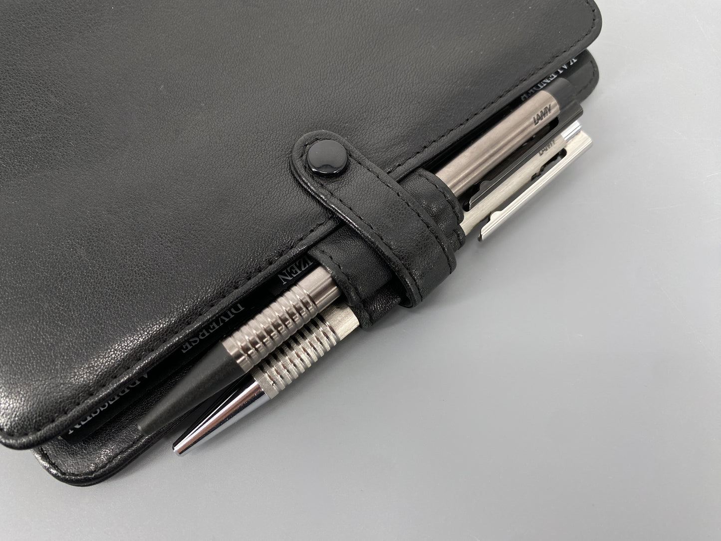 Planer aus Leder und Locher von Filofax, Großbritannien, 1990er
