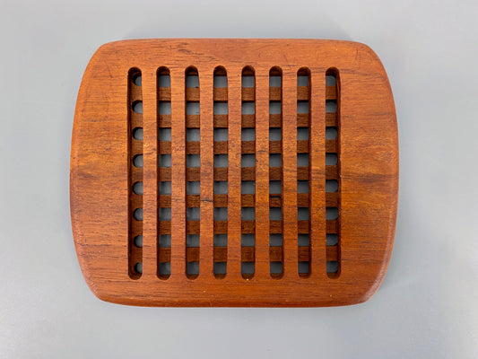 Vintage Untersetzer aus Teakholz