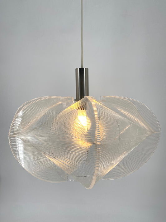 Hängelampe von Paul Secon für Sompex, Frankreich 1970er