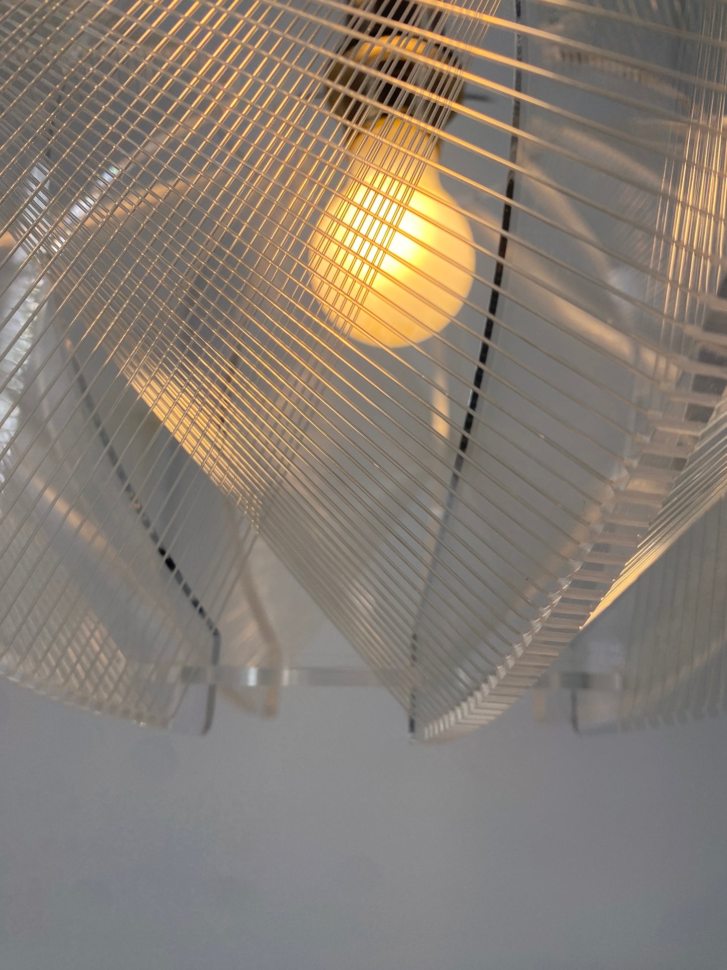 Hängelampe von Paul Secon für Sompex, Frankreich 1970er