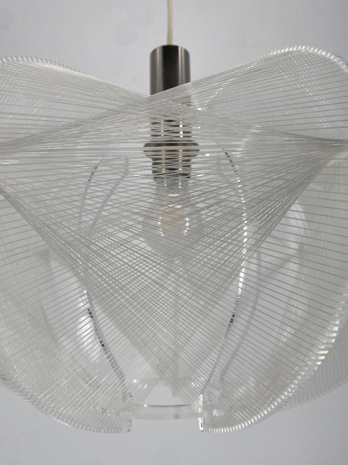 Hängelampe von Paul Secon für Sompex, Frankreich 1970er