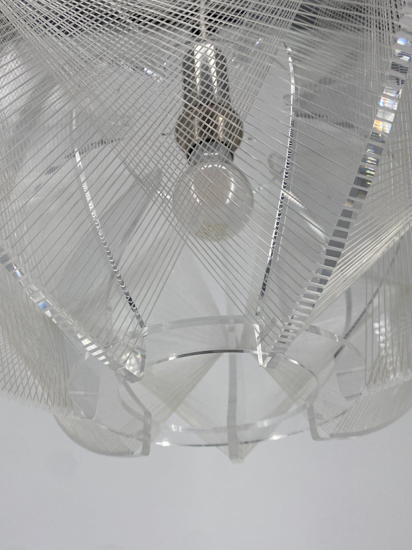 Hängelampe von Paul Secon für Sompex, Frankreich 1970er