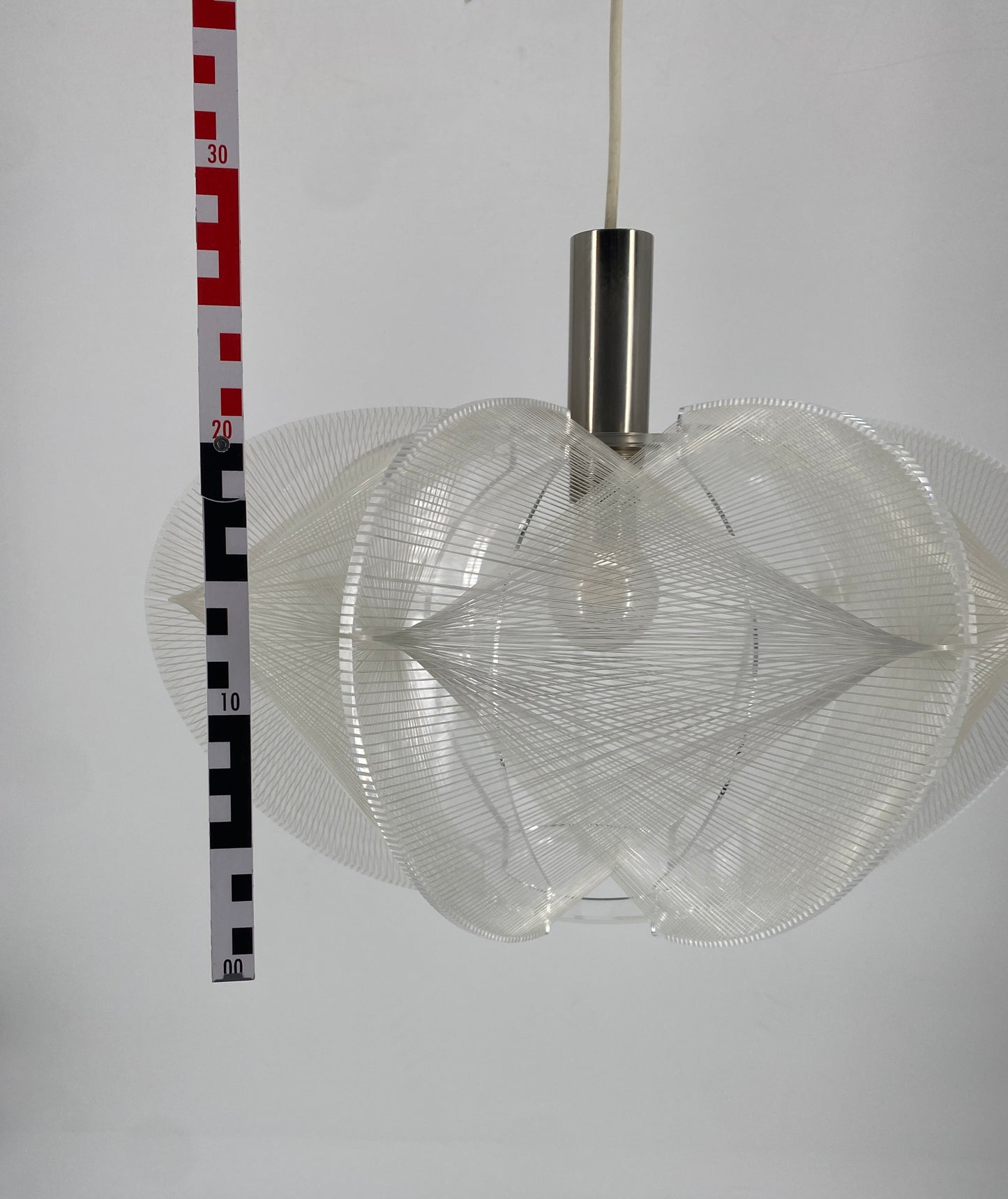 Hängelampe von Paul Secon für Sompex, Frankreich 1970er