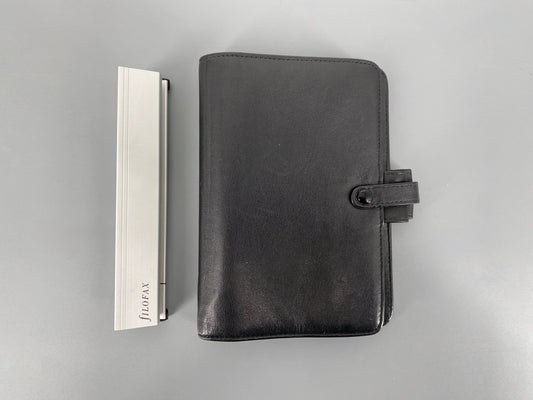 Planer aus Leder und Locher von Filofax, Großbritannien, 1990er