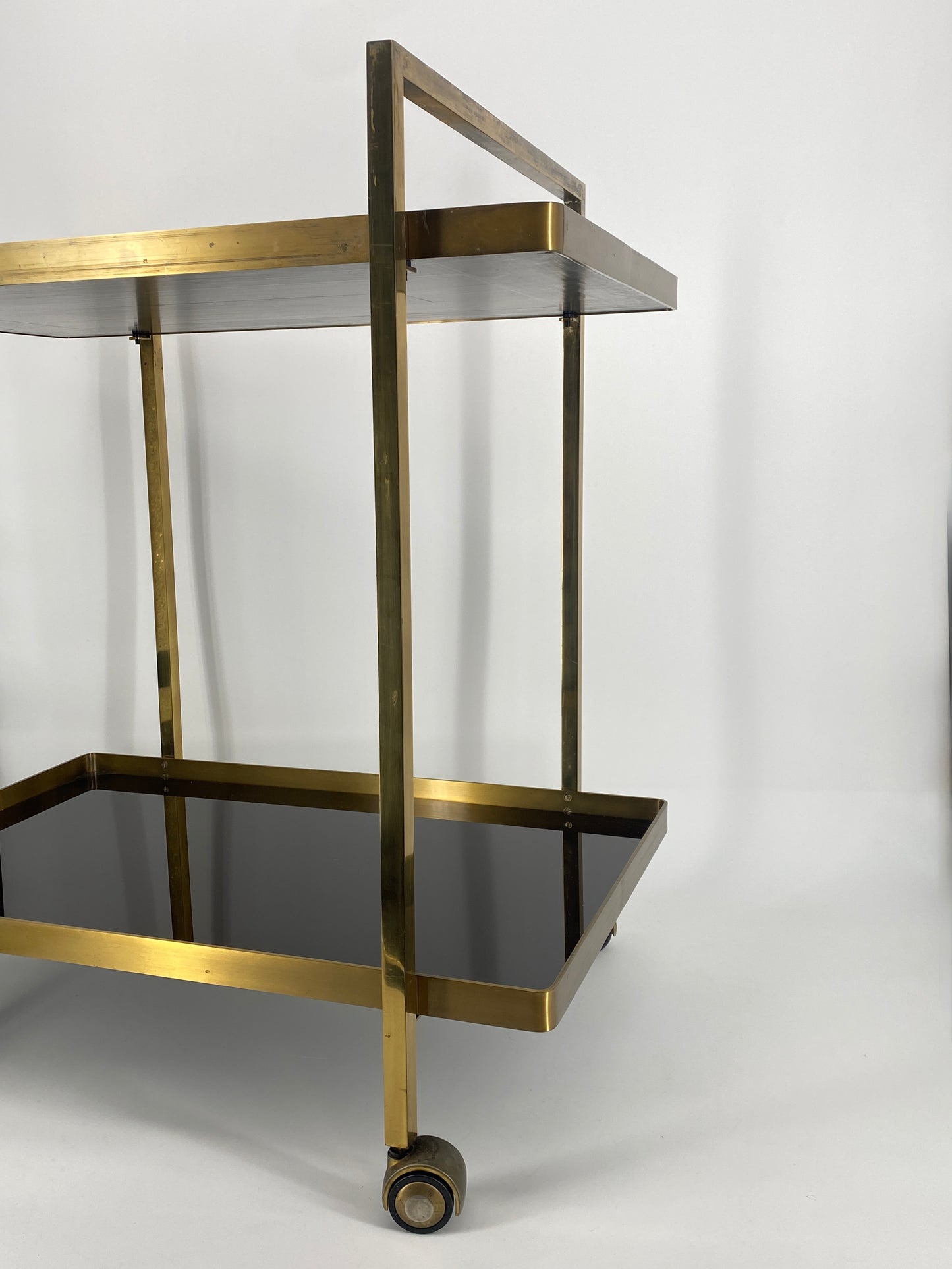 Französischer Servierwagen im Art Deco Stil, 50er 60er