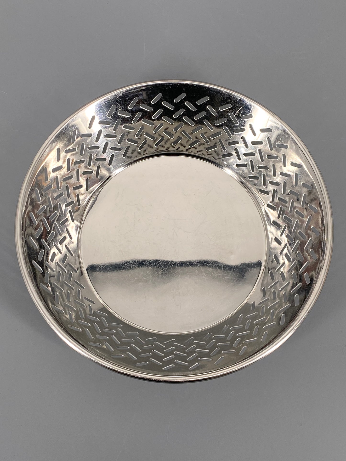Edelstahl Schale von Ettore Sottsass für Alessi, 90er