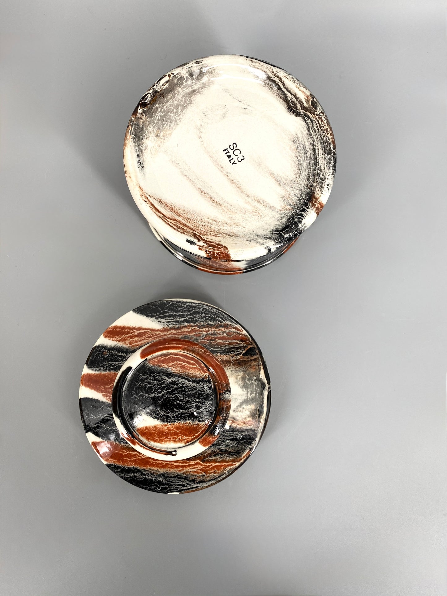 Keramikdose von SC3 Italy, 60er