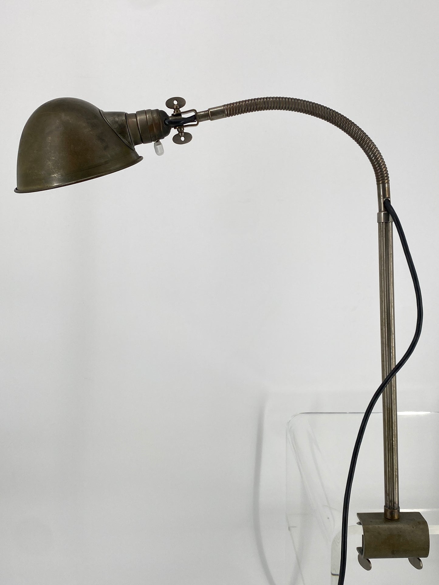 Schreibtischlampe im Industrie-Stil Herman  Anthoin Busquet für HALA zugeschrieben, Niederlande 1930er