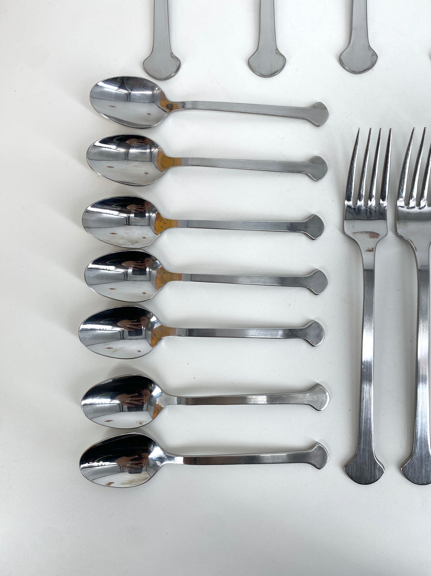 Besteck von Amefa, 27 Teilig, Niederlande, 1980er