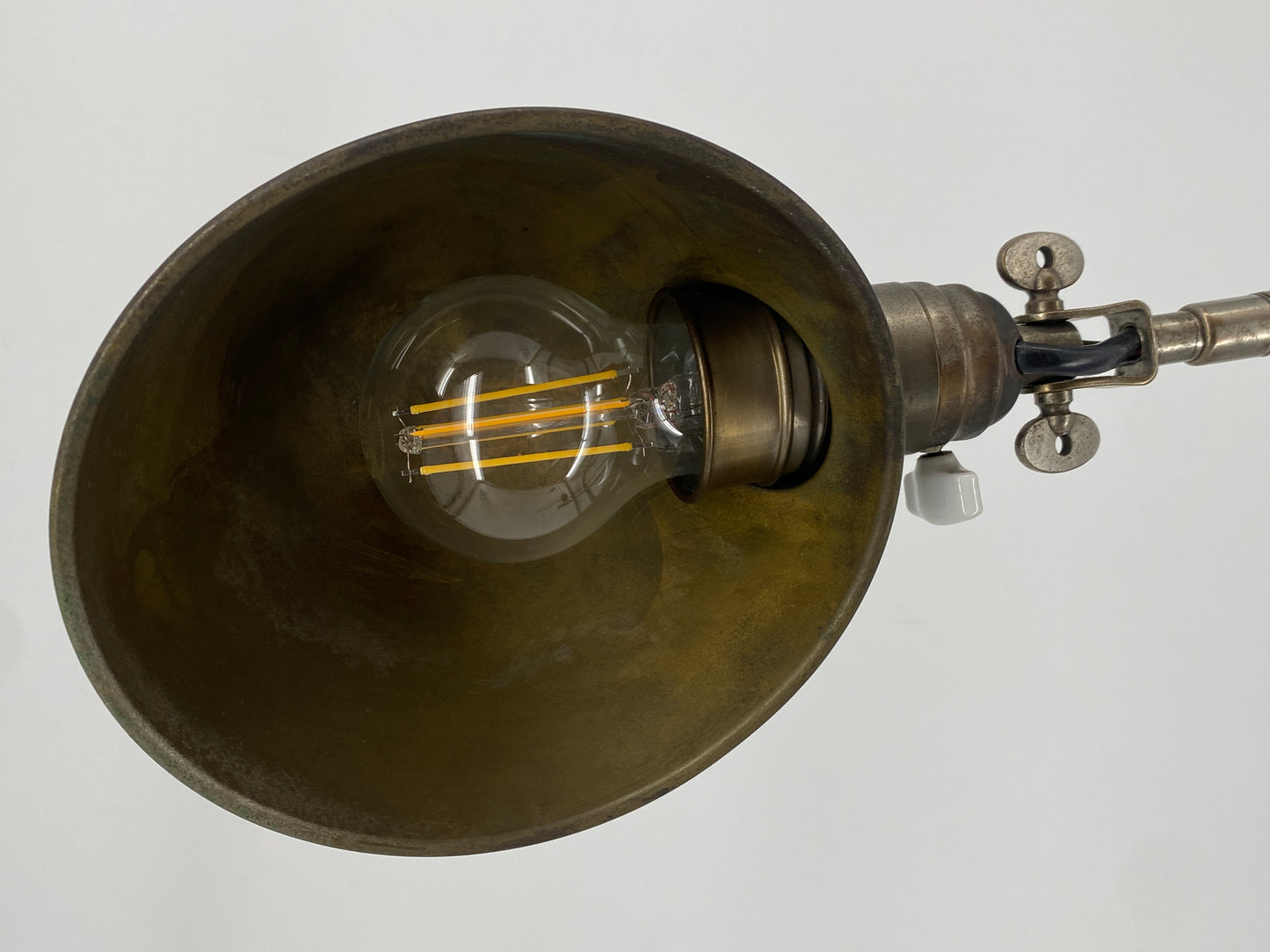 Schreibtischlampe im Industrie-Stil Herman  Anthoin Busquet für HALA zugeschrieben, Niederlande 1930er