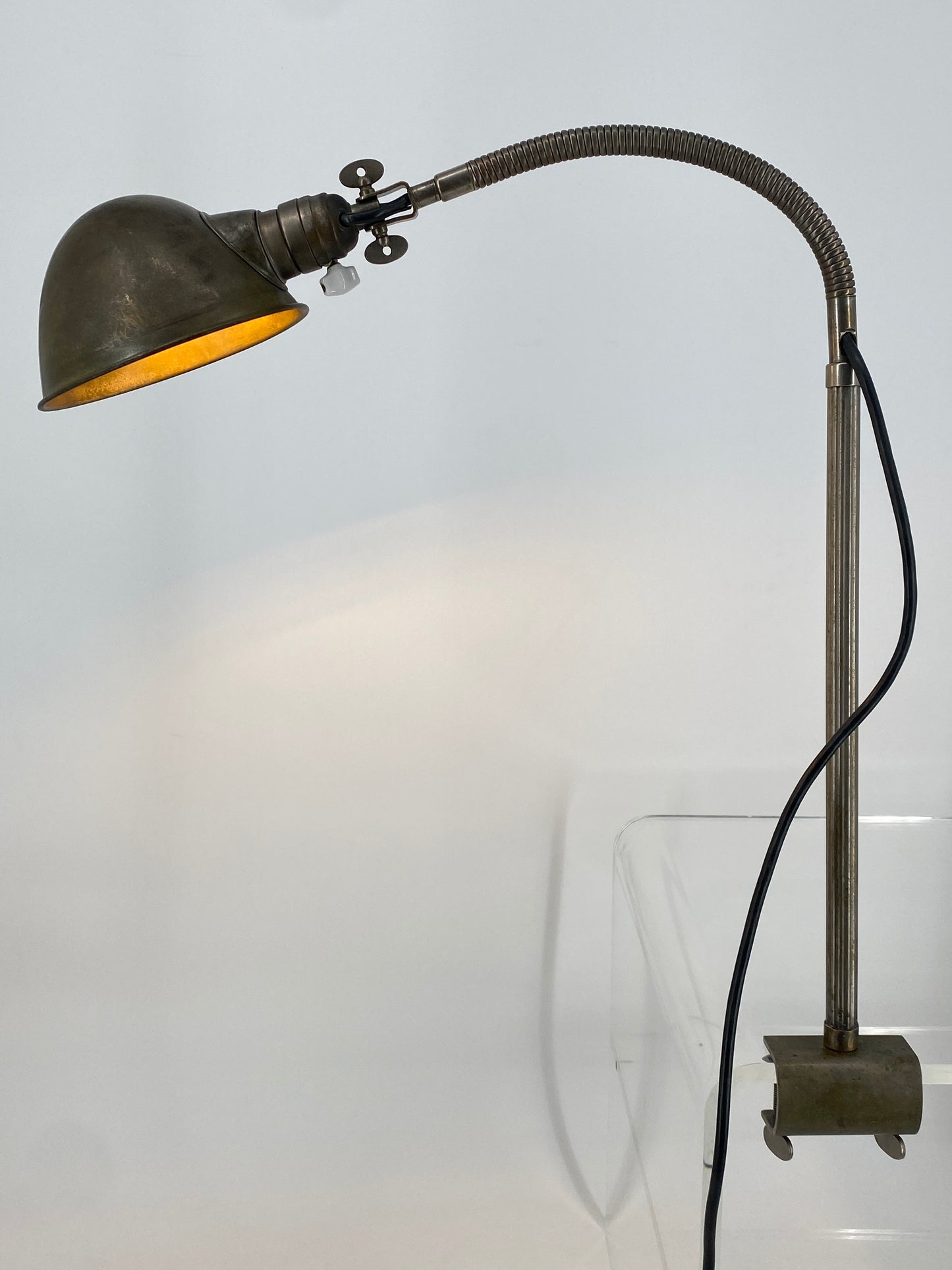 Schreibtischlampe im Industrie-Stil Herman  Anthoin Busquet für HALA zugeschrieben, Niederlande 1930er