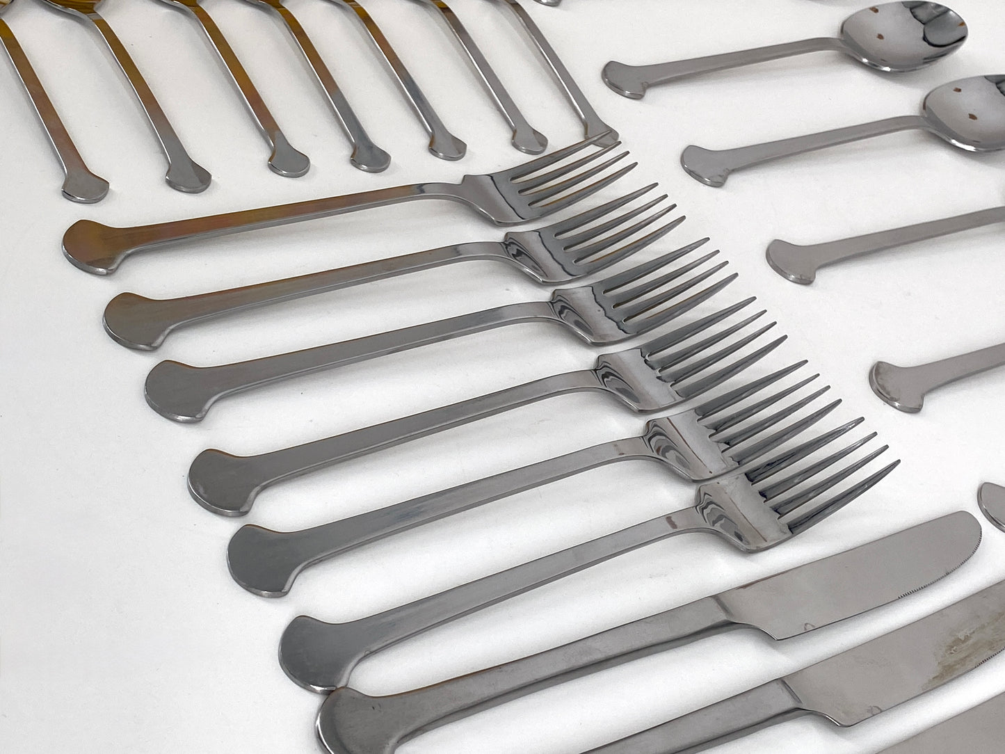 Besteck von Amefa, 27 Teilig, Niederlande, 1980er