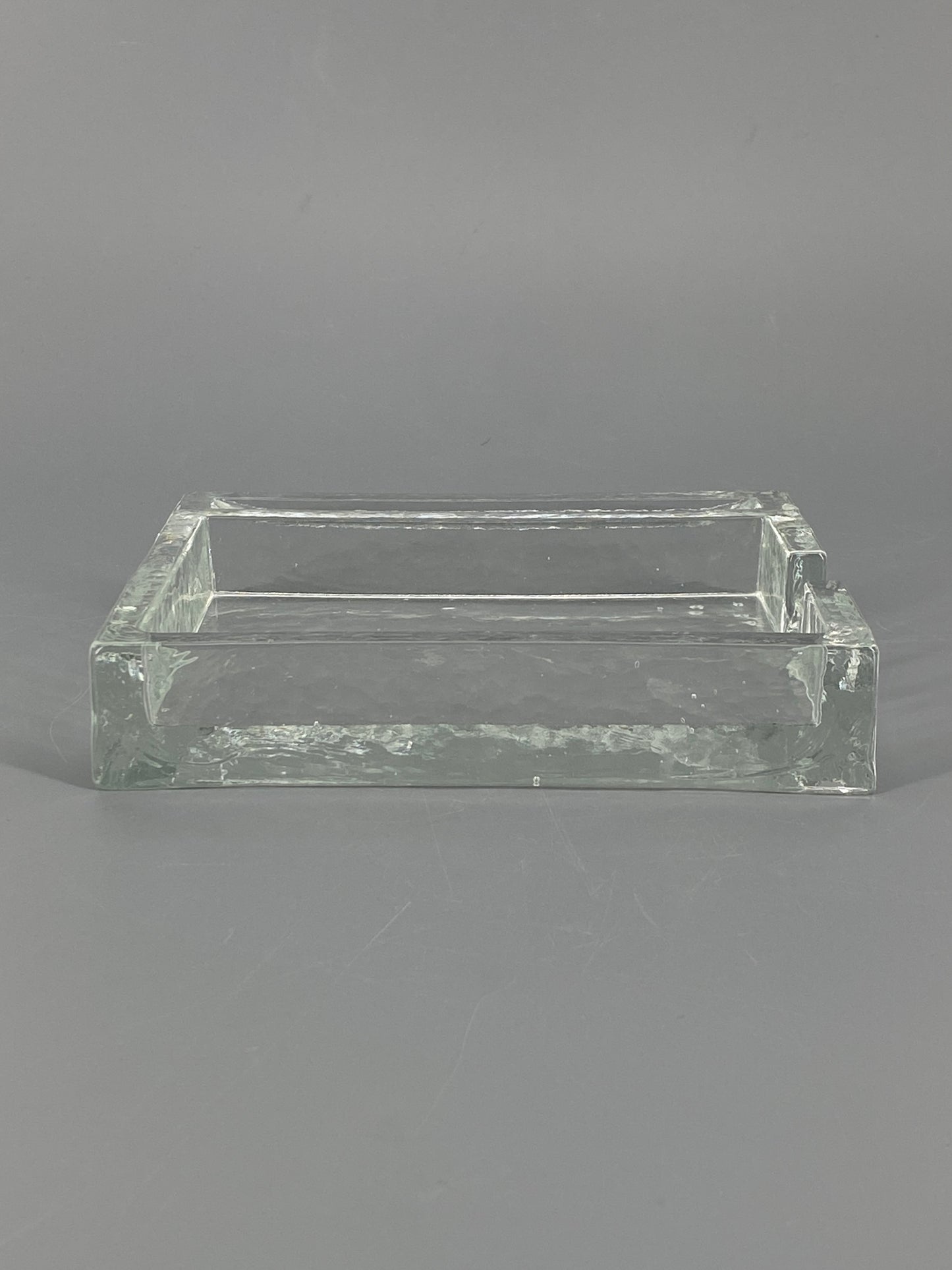 Schreibtisch Organizer aus strukturiertem Glas