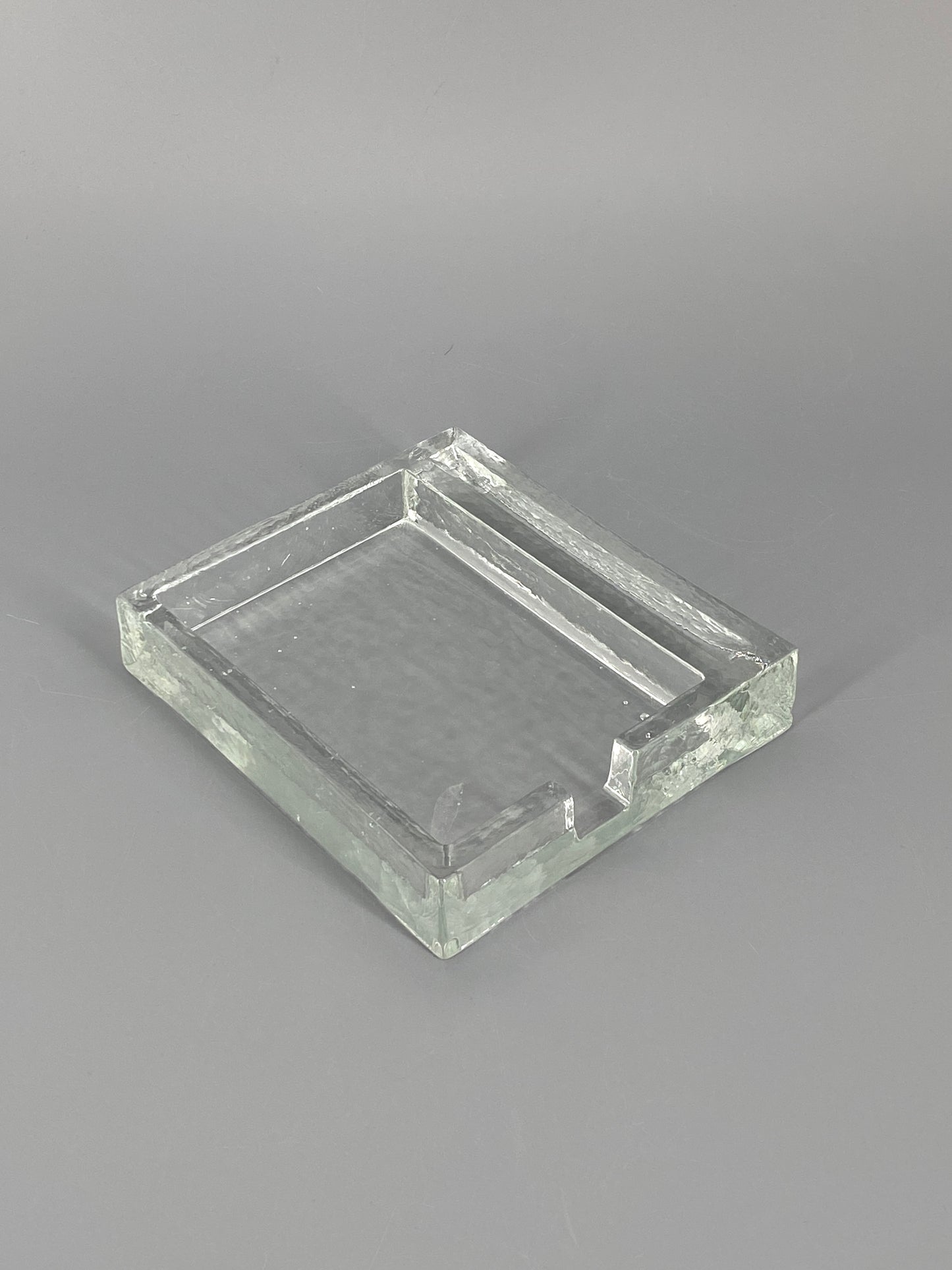 Schreibtisch Organizer aus strukturiertem Glas