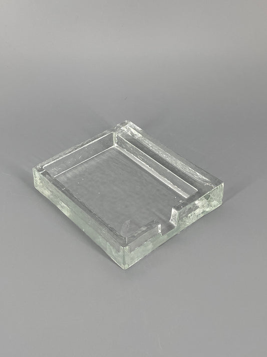 Schreibtisch Organizer aus strukturiertem Glas