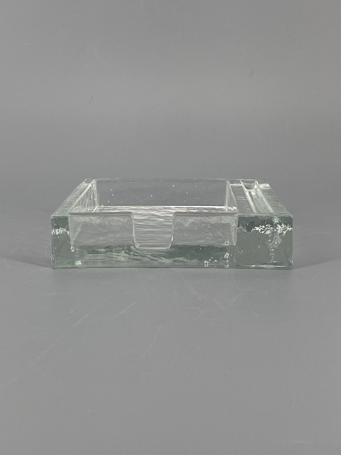 Schreibtisch Organizer aus strukturiertem Glas