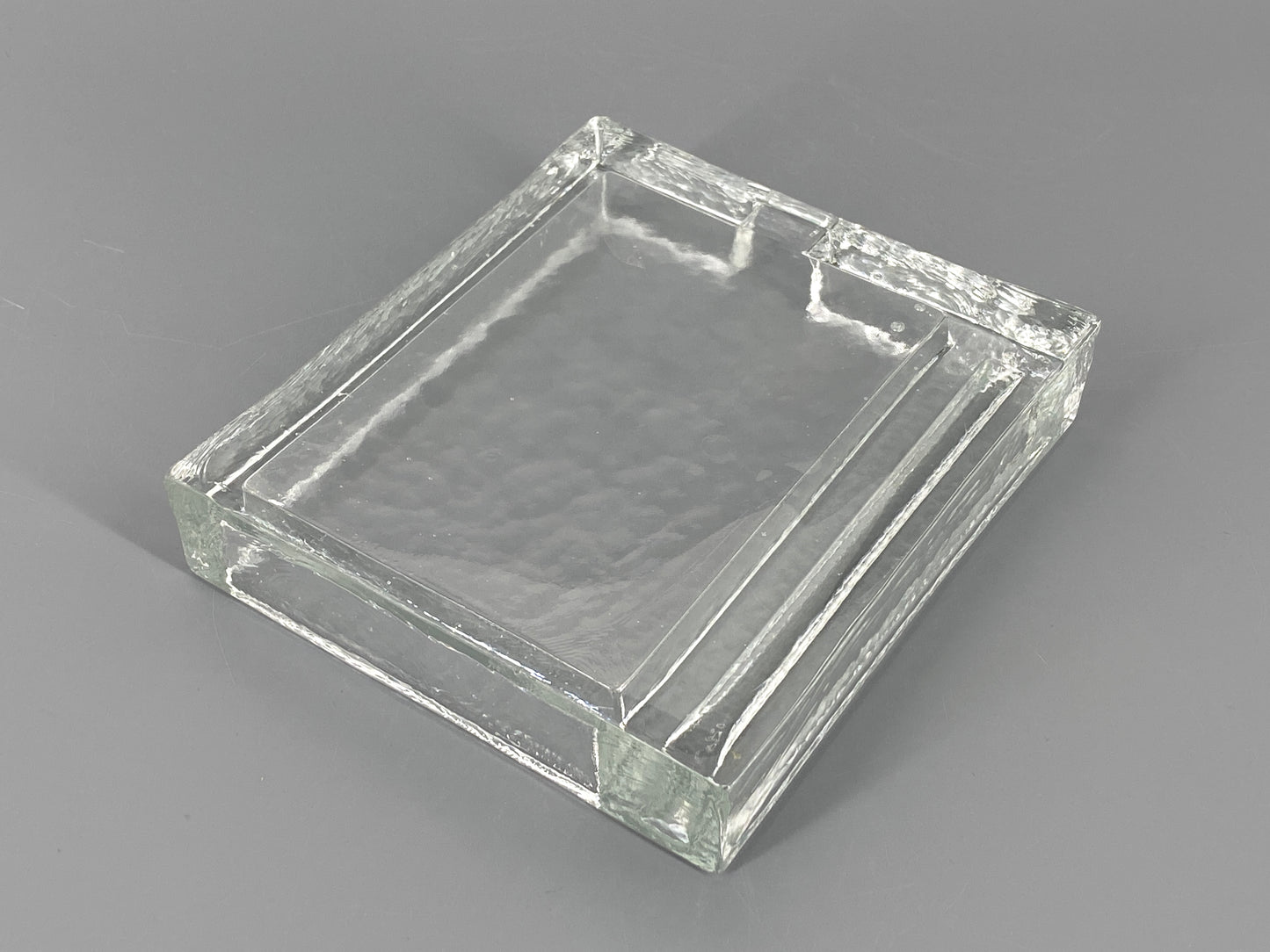 Schreibtisch Organizer aus strukturiertem Glas