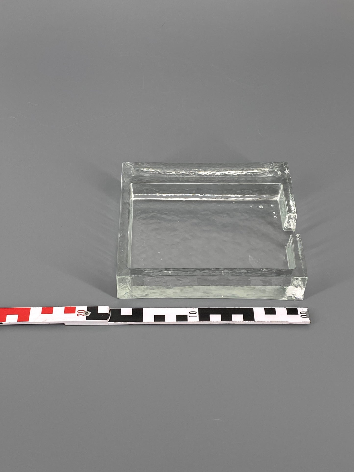 Schreibtisch Organizer aus strukturiertem Glas