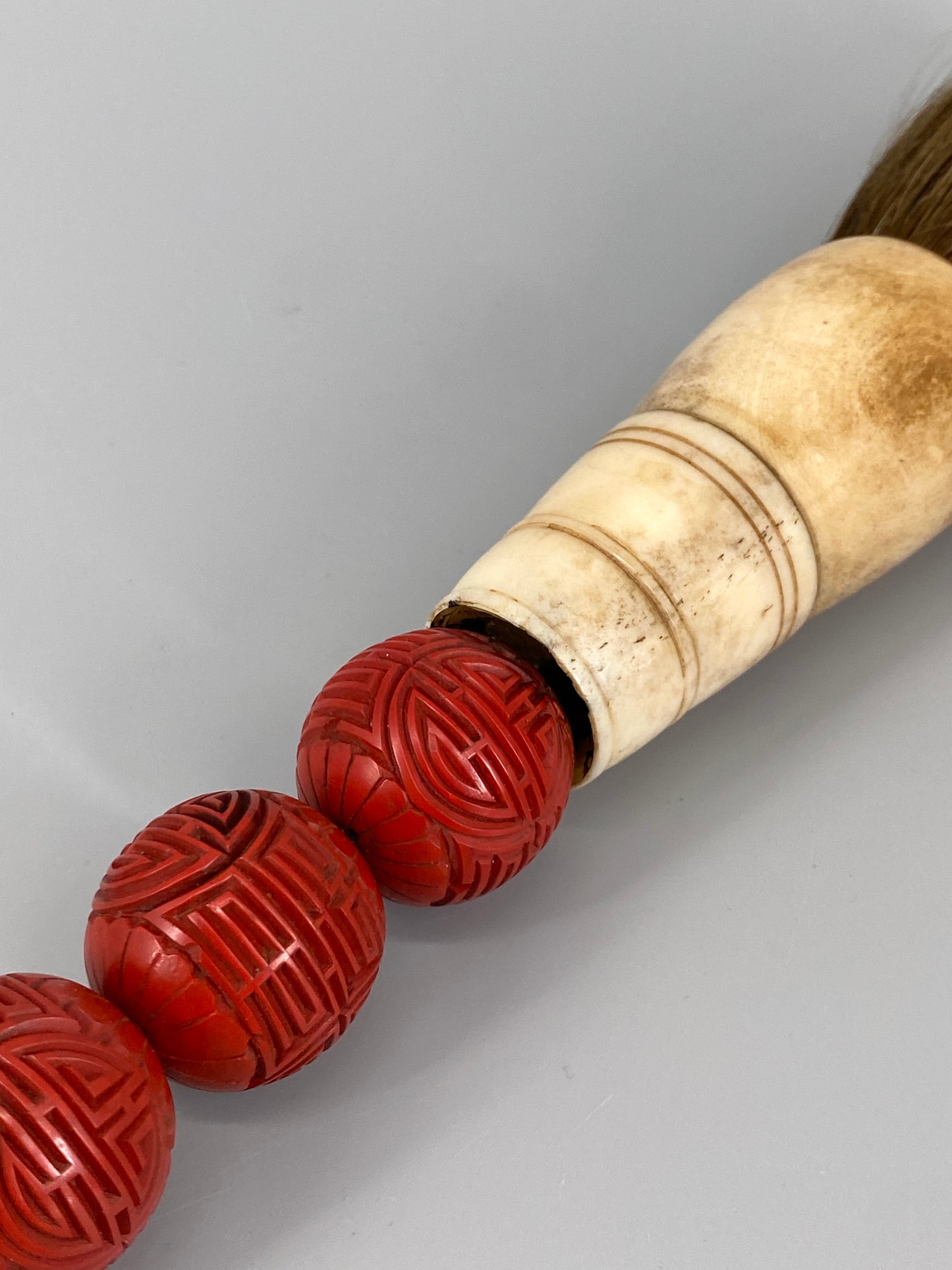 2 große, chinesische Kalligraphie Pinsel, China, 20. Jh.