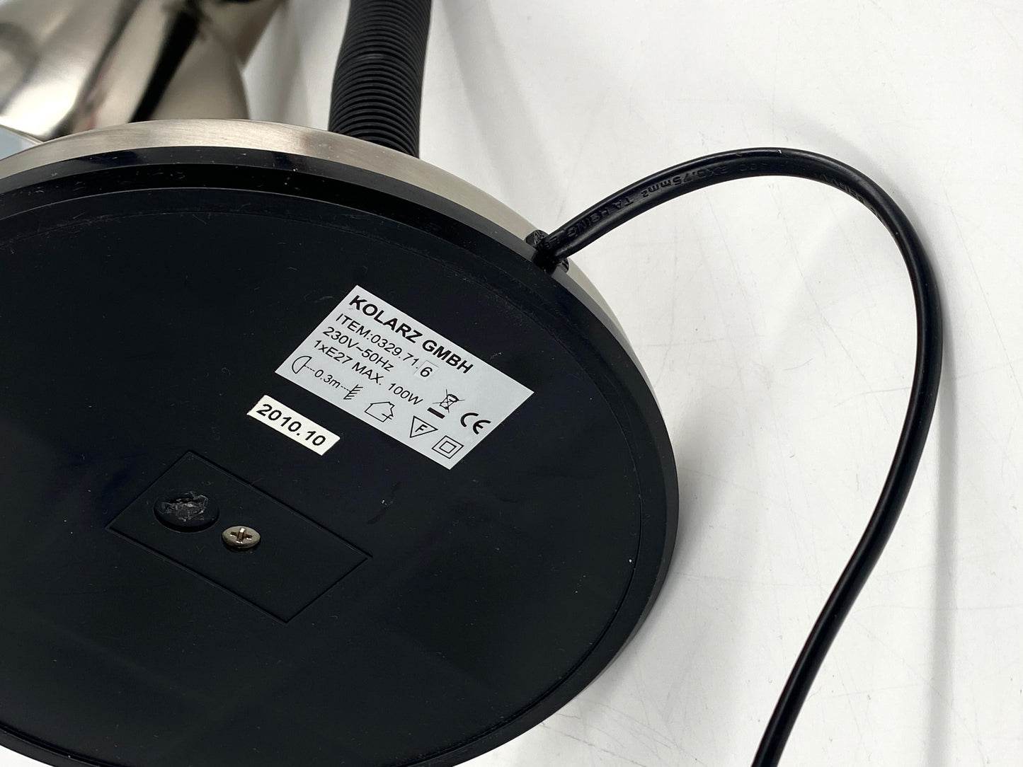 2x Tischlampe von Kolarz, Österreich, 80er