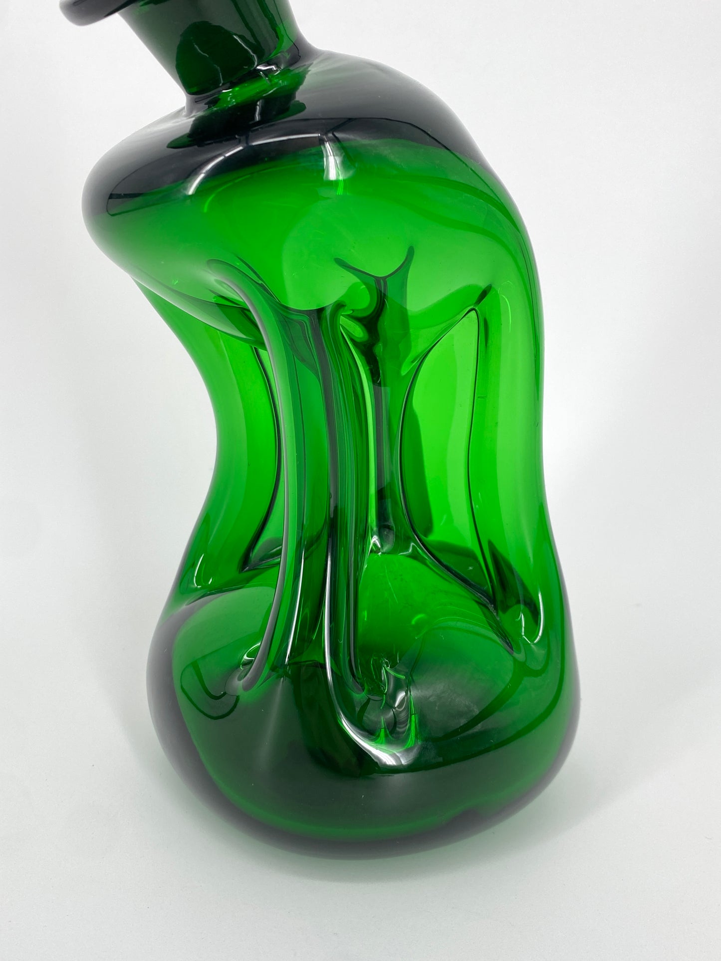 "Betrunkener Dekanter" Kluk Kluk von Jacob Bang für Holmegaard, Dänemark 1970er