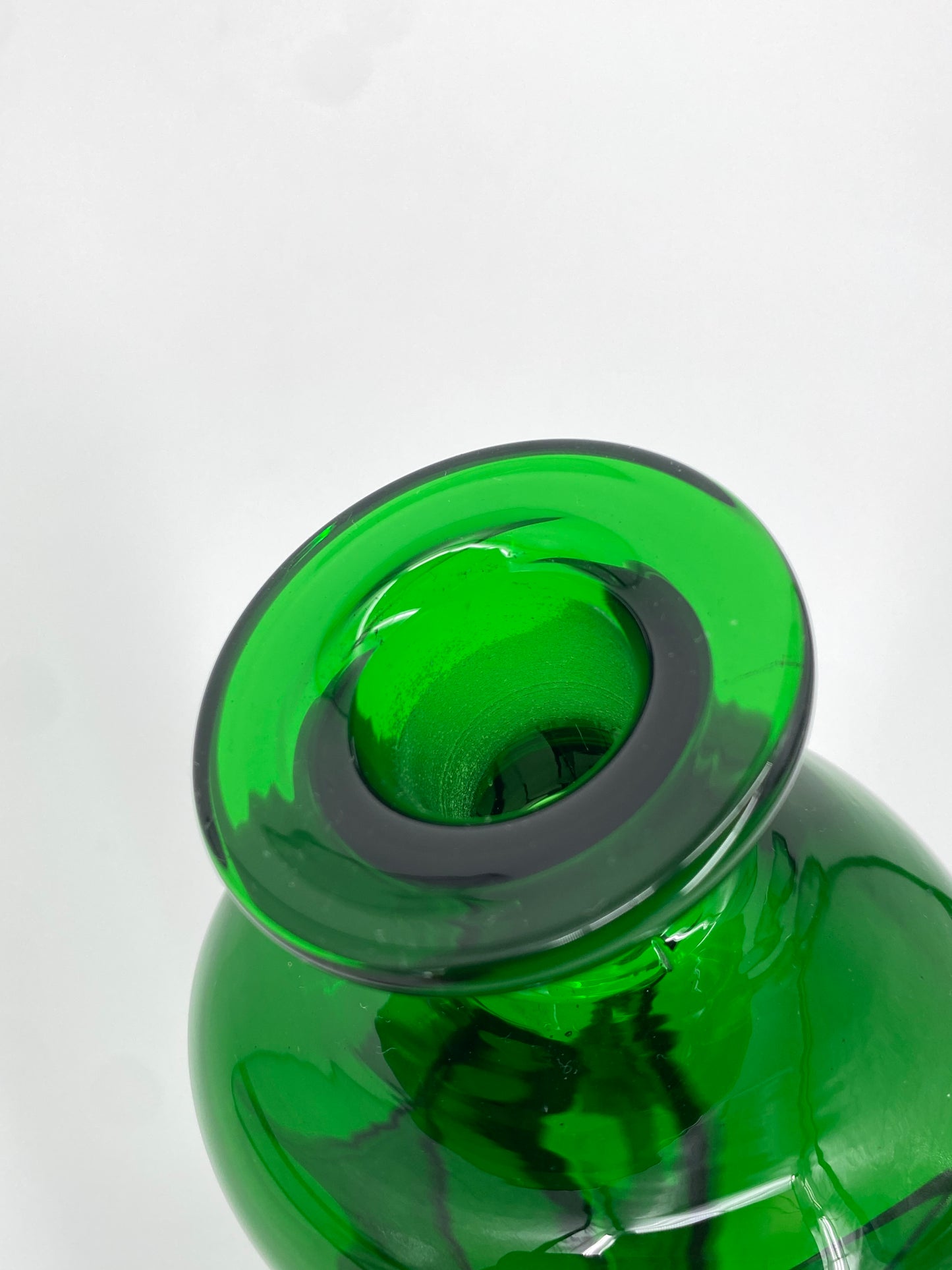 "Betrunkener Dekanter" Kluk Kluk von Jacob Bang für Holmegaard, Dänemark 1970er