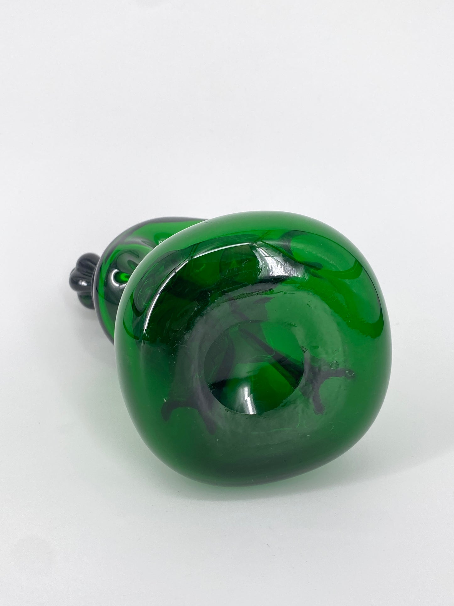 "Betrunkener Dekanter" Kluk Kluk von Jacob Bang für Holmegaard, Dänemark 1970er