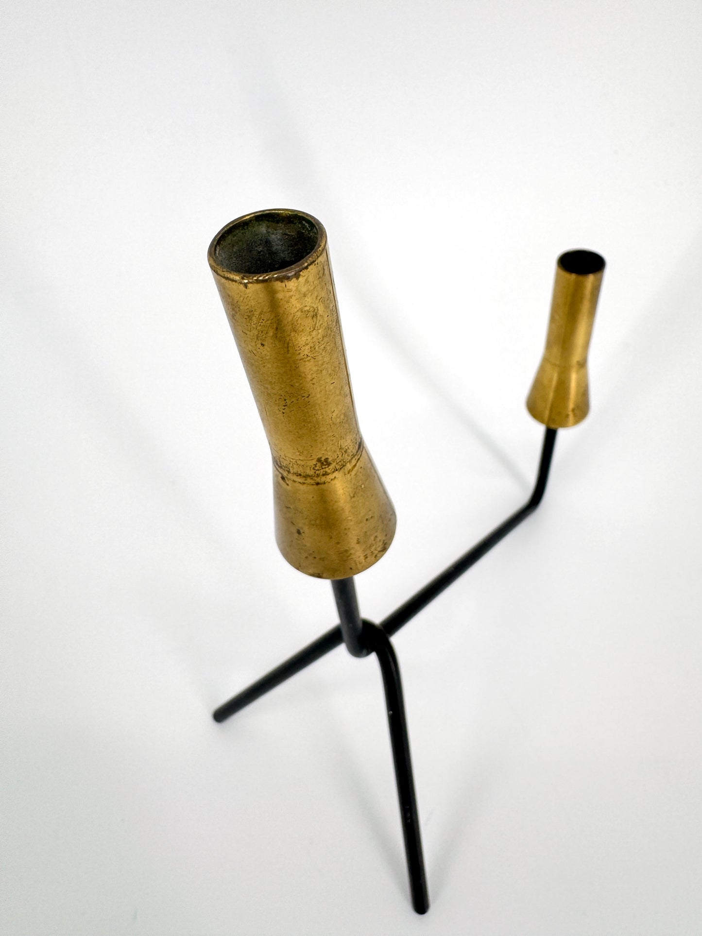 Kerzenhalter im Mid Century Design, 2-Flammig um 1950