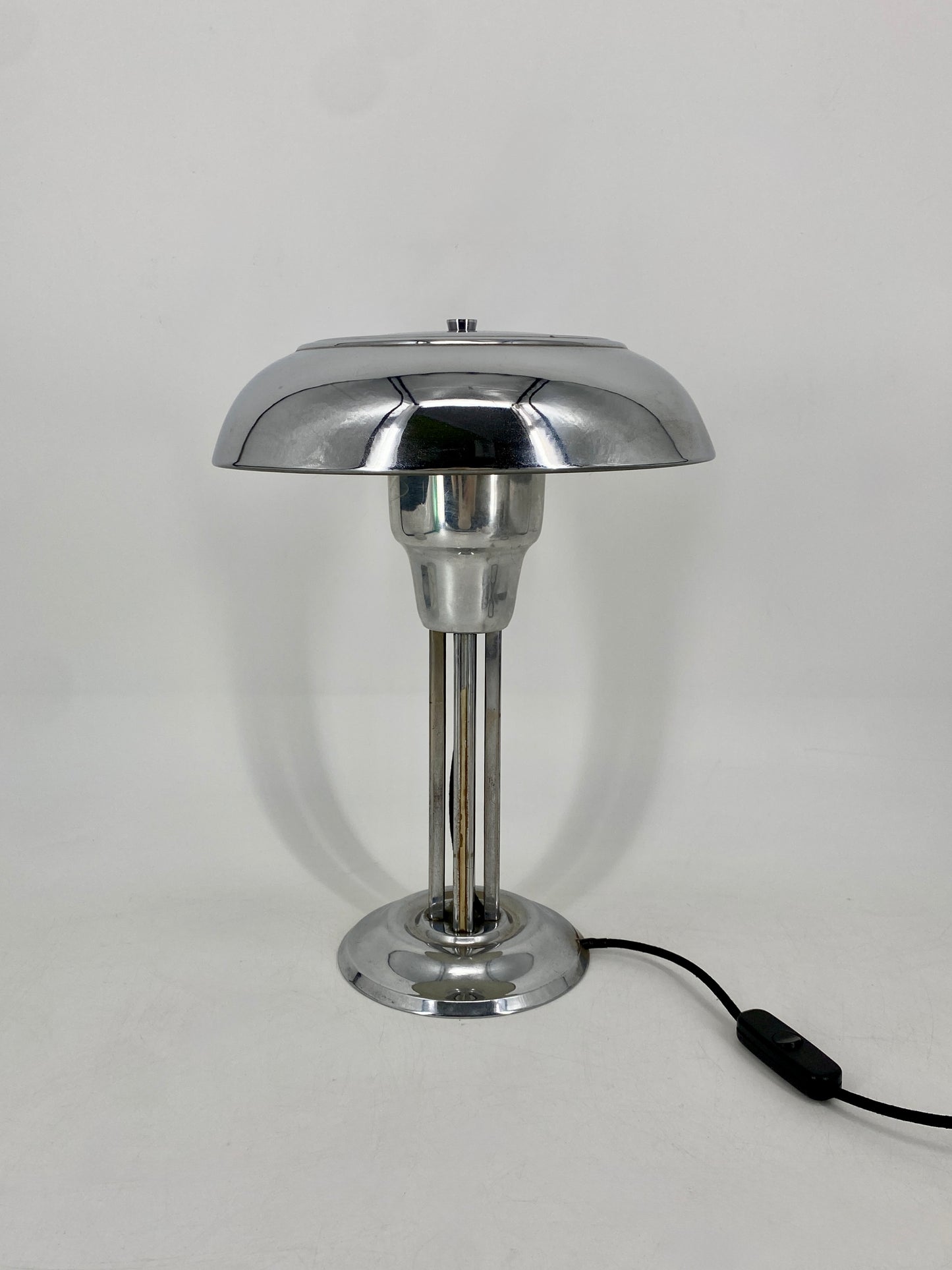 Pilzlampe aus Chrom, 30er