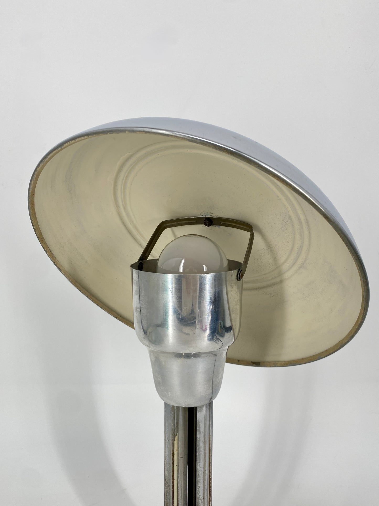 Pilzlampe aus Chrom, 30er