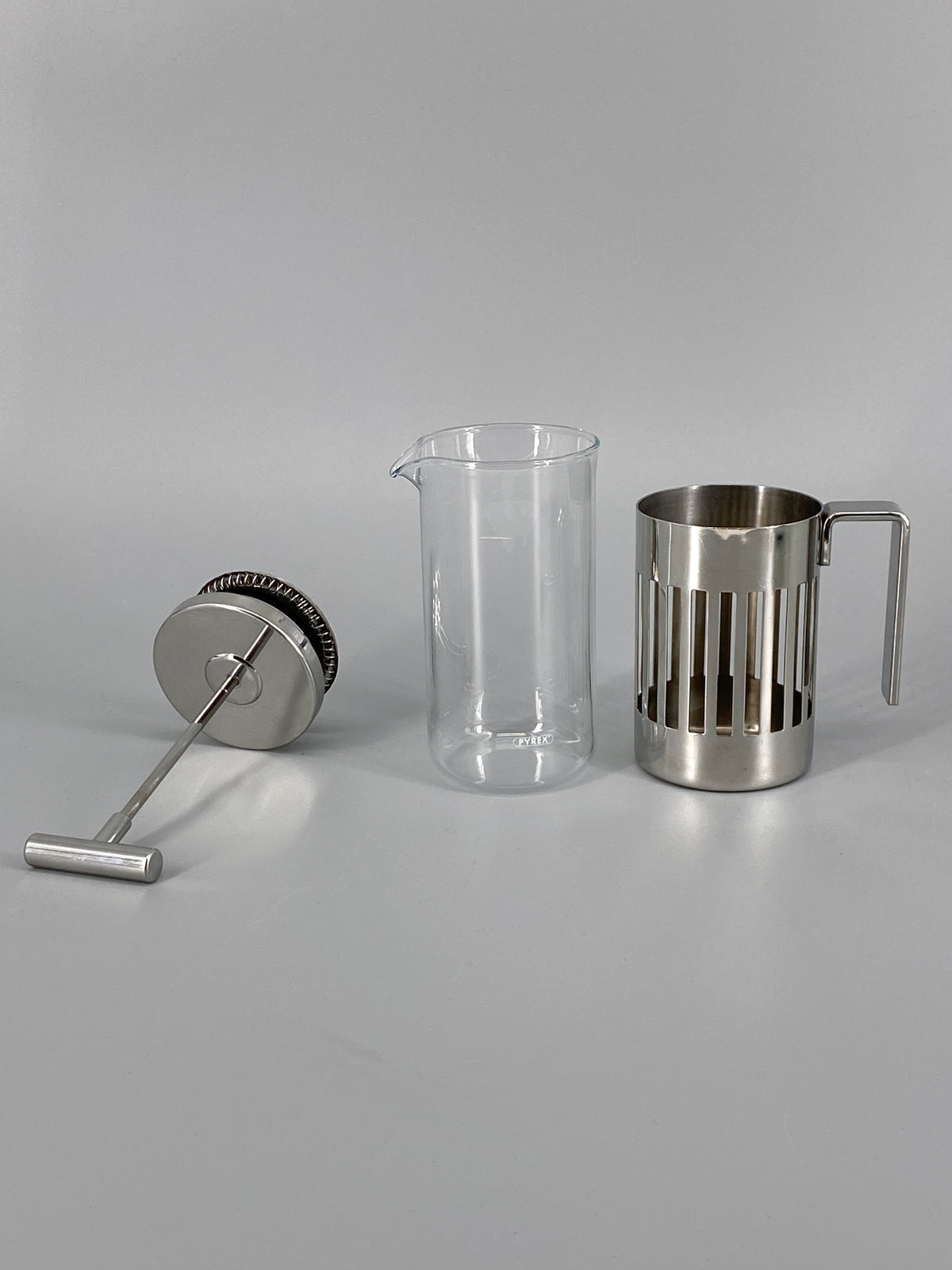 French Press Kaffeebereiter 9094 von Aldo Rossi für Alessi, Italien, 1980er