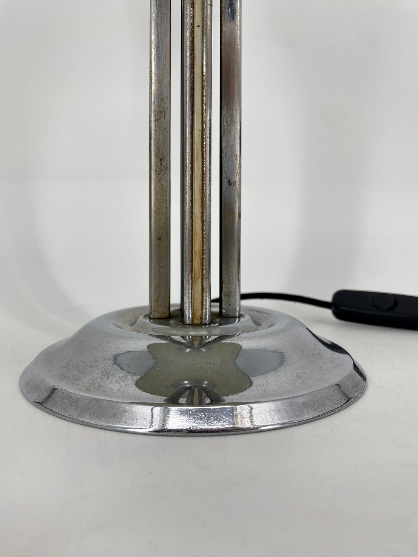 Pilzlampe aus Chrom, 30er