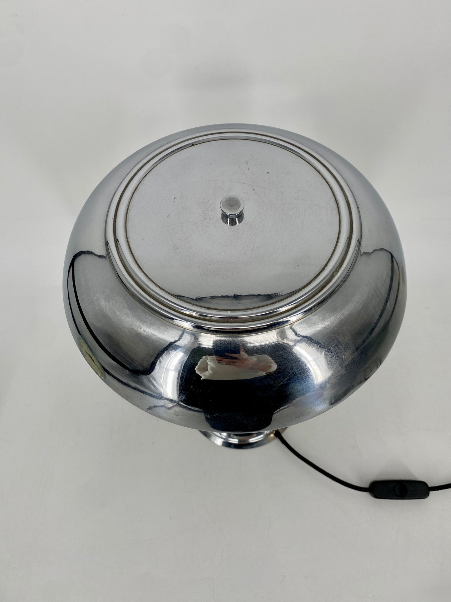 Pilzlampe aus Chrom, 30er
