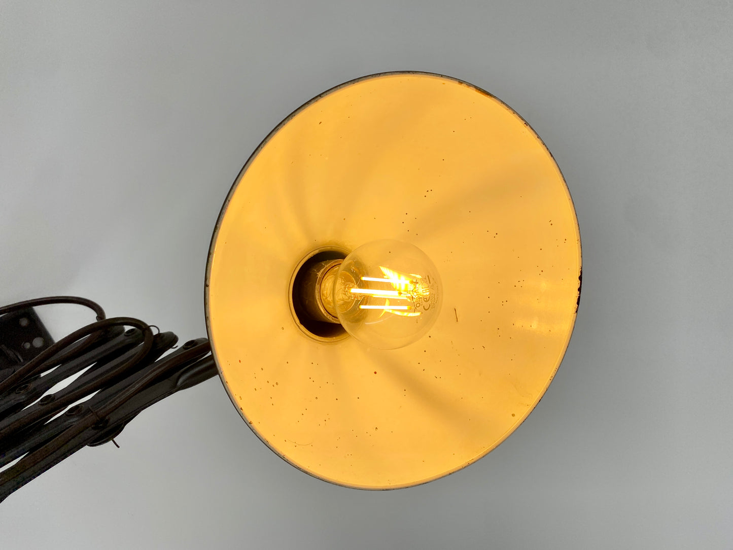 Bauhaus Scherenlampe "6718/121" von Christian Dell für Kaiser Leuchten, 1930er Jahre