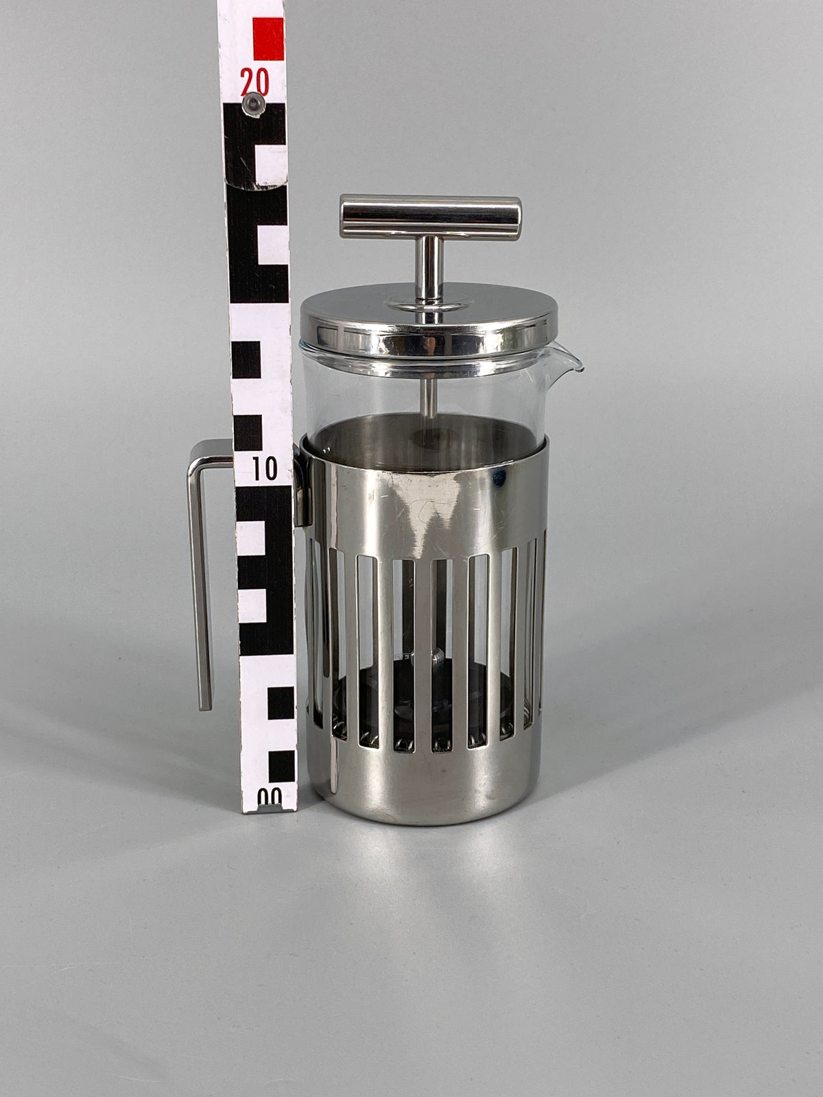 French Press Kaffeebereiter 9094 von Aldo Rossi für Alessi, Italien, 1980er