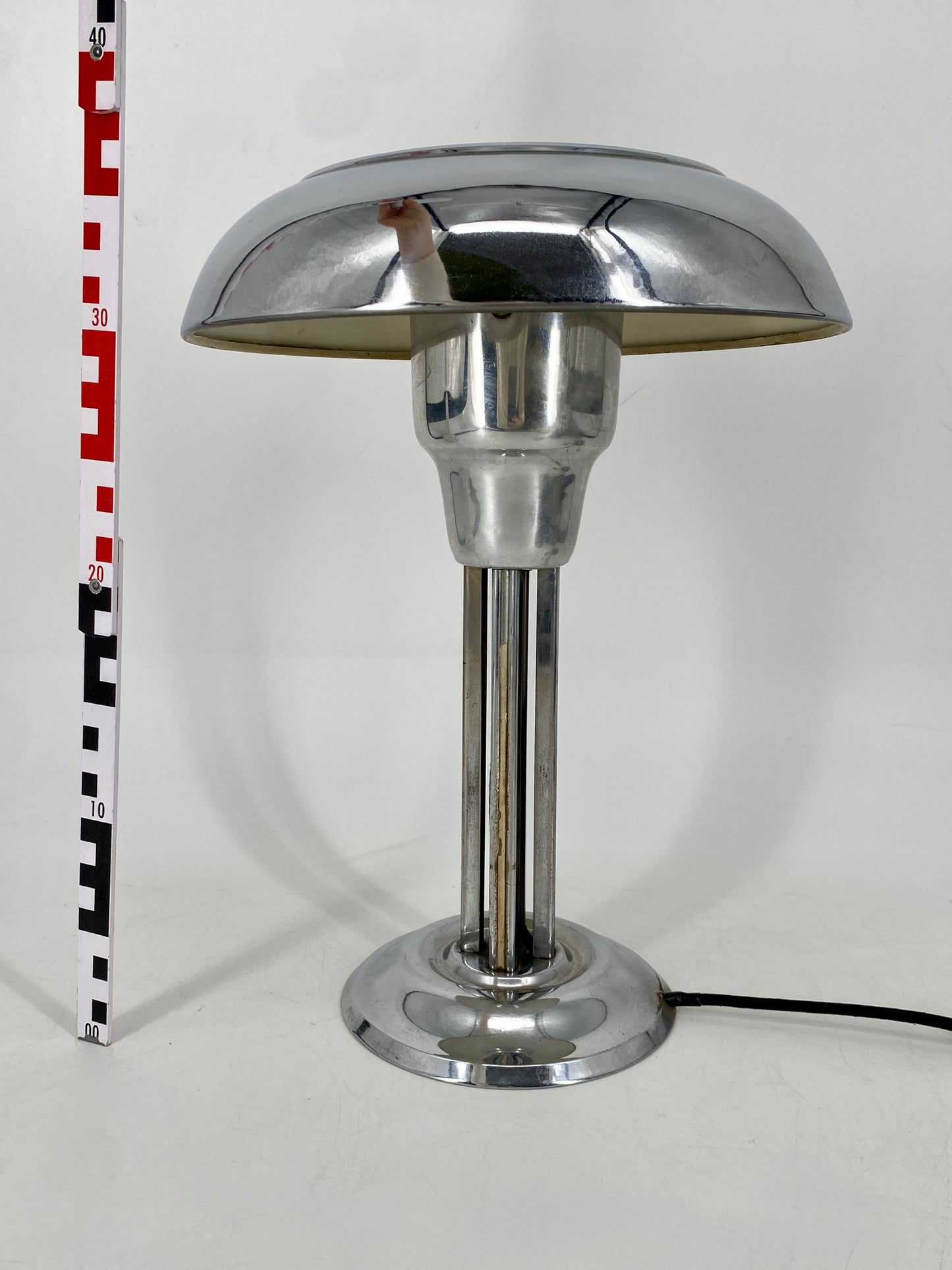 Pilzlampe aus Chrom, 30er