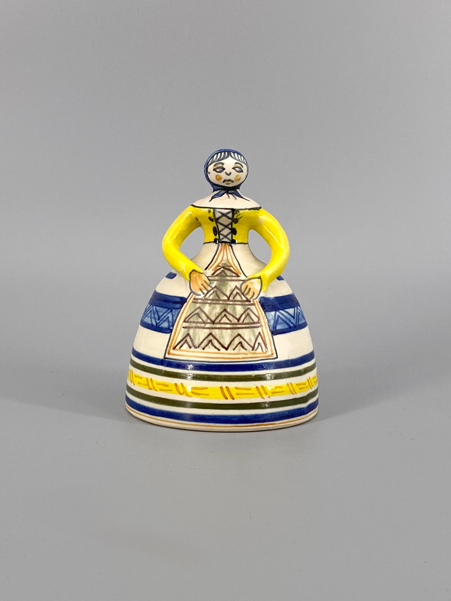 handgefertigte "La Menora" Keramik Glocke aus Talavera, Spanien