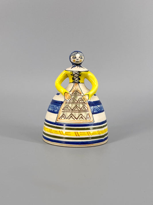 handgefertigte "La Menora" Keramik Glocke aus Talavera, Spanien