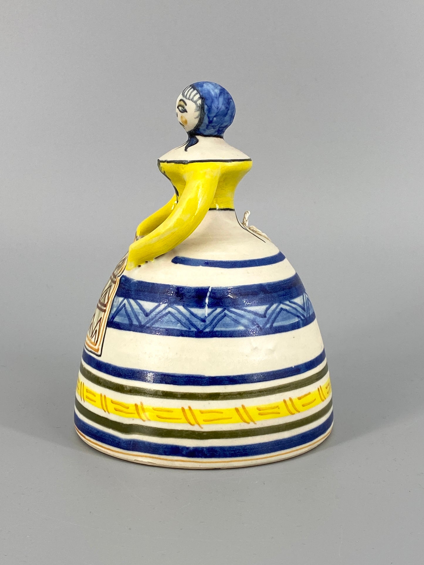 handgefertigte "La Menora" Keramik Glocke aus Talavera, Spanien