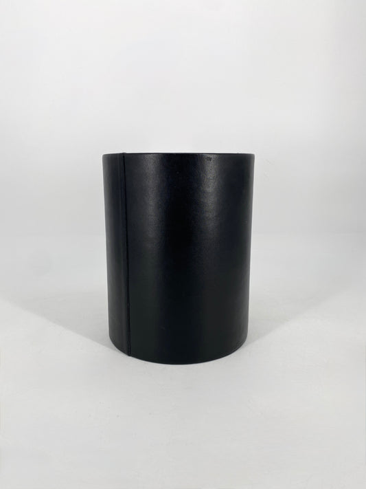 Papierkorb aus Leder, von K-Orgafax, Deutschland