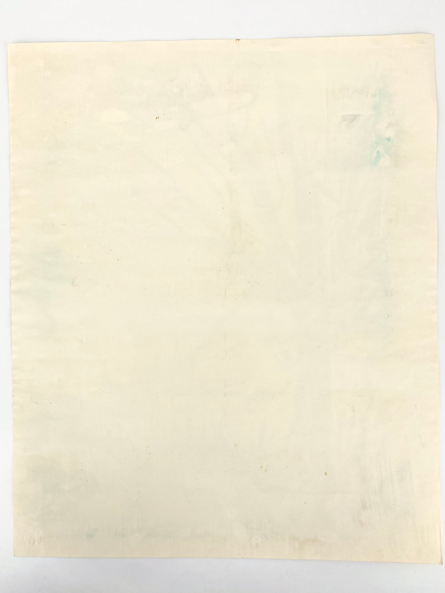 Lavierte Tusche-Zeichnung, abstrahierte Landschaft von 1960